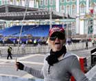 Мадонна на Дворцовой площади Санкт-Петербурга